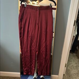 Classic Nili Lotan satin pants. Size 4